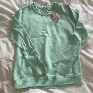 NWT! Vineyard Vines ultra soft sweater aqua XS
